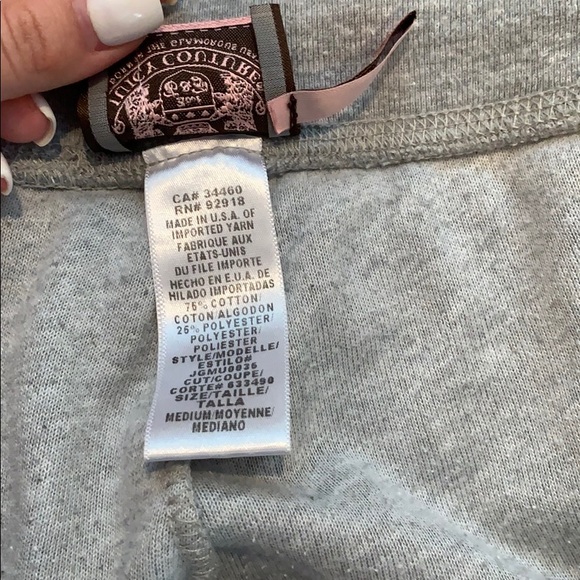 Heather grey juicy couture sweatsuit - Picture 5 of 8